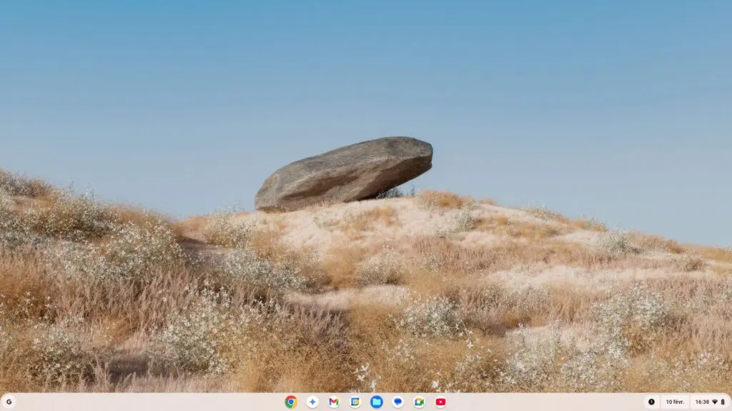 Ecran de ChromeOS