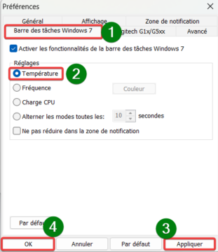 Windows 11 : afficher la température du processeur (CPU) dans la barre ...