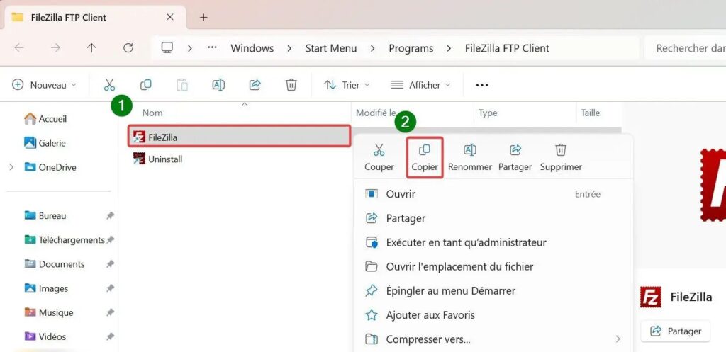 lancer un programme au démarrage de Windows 11_dossier programs
