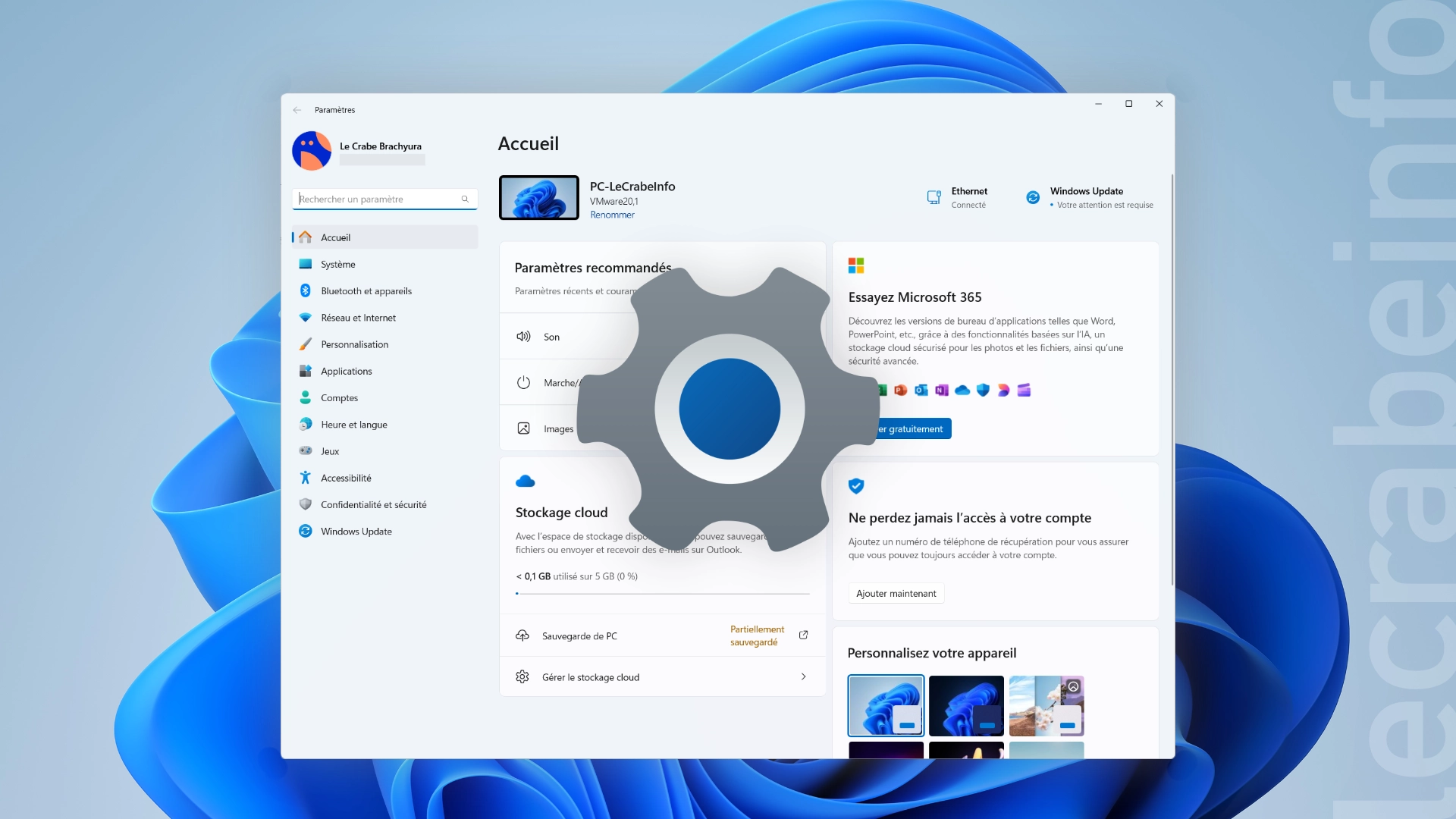 Windows 11 Comment Ouvrir Les Param tres 6 M thodes Le Crabe Info