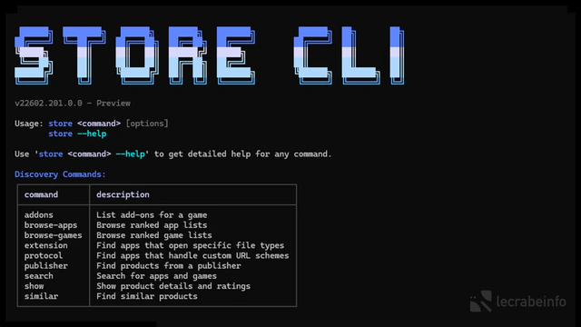 Microsoft Store CLI : une nouvelle interface en ligne de commande pour installer vos applications Windows