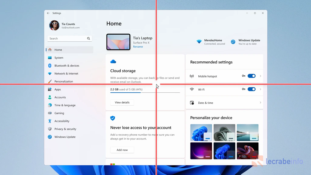 Windows 11 : un indicateur visuel pour ne plus perdre le curseur de la souris des yeux