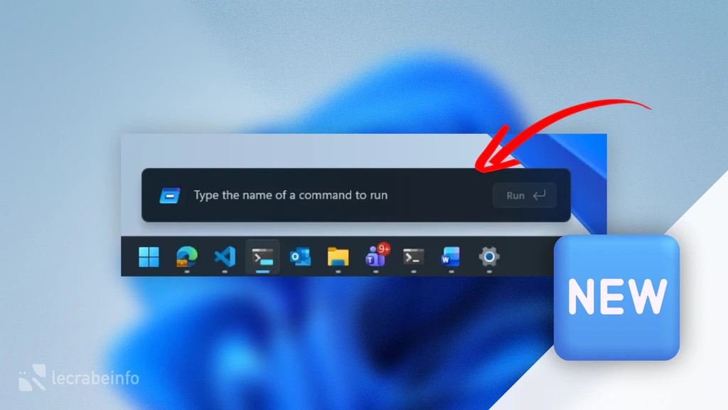 Windows 11 26H2 : une nouvelle boîte de dialogue Exécuter, des Widgets plus discrets… ce qui arrive bientôt