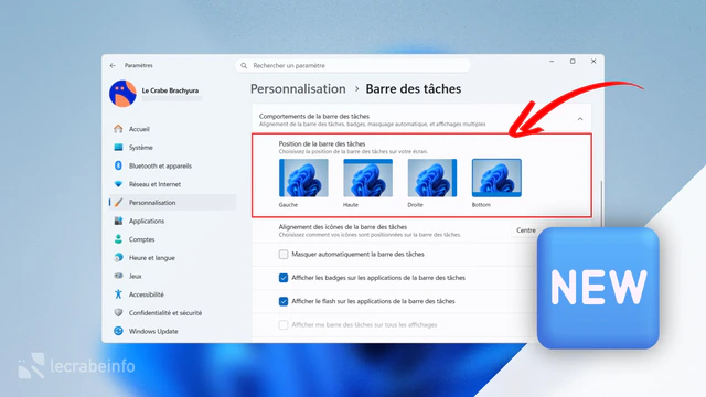 Windows 11 : la barre des tâches enfin déplaçable, la dictée fluide disponible en français… ce qui arrive bientôt