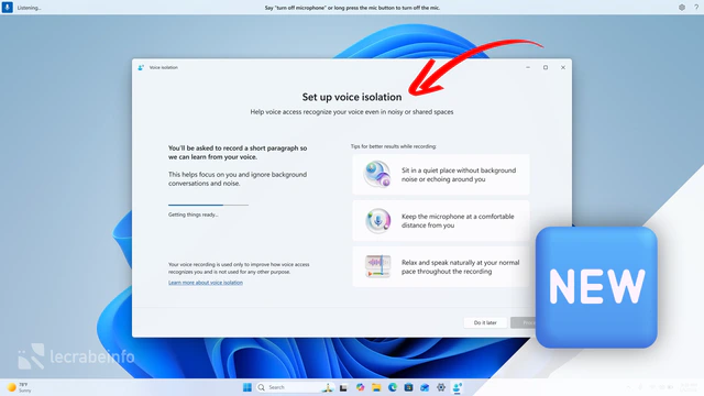 Windows 11 26H2 : un nouveau filtre d’écran, un mode « Isolation de la voix », support des plages braille HID… les nouveautés à venir